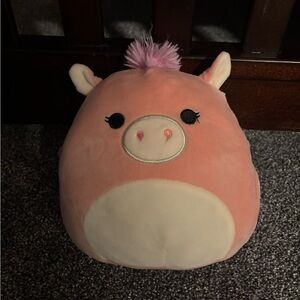 Pink and White Squishmallow
